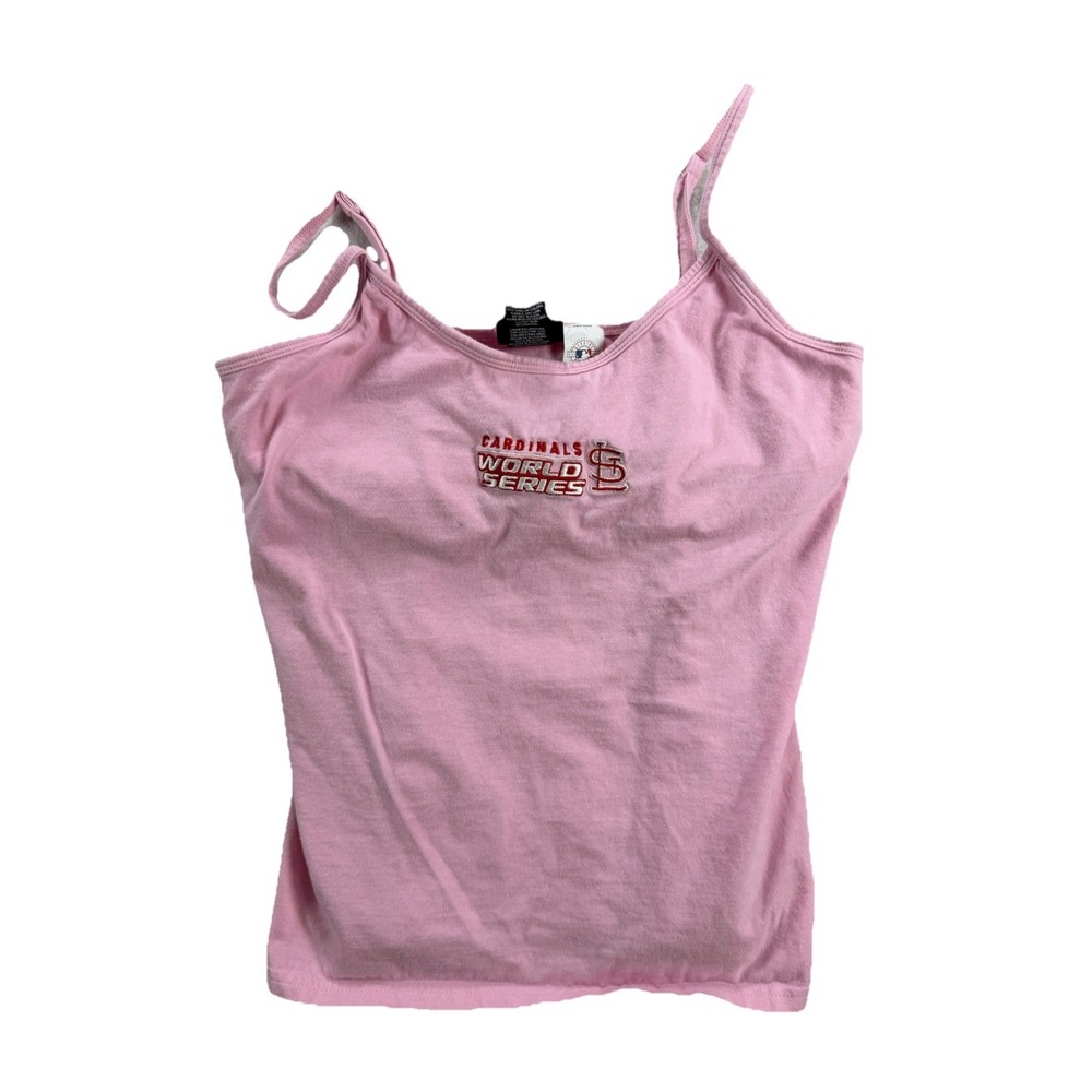 NWOT Concepts Sport St Louis Cardinals World Series Pink Tank Top Women's XL